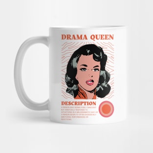 Drama Queen Description Mug